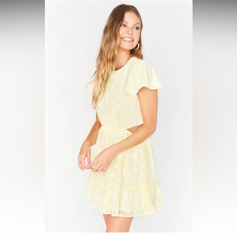 Merritt dress yellow medium Show me your mumu